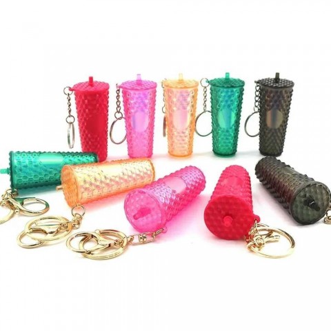 Keyring Lanyards for Boys - Gradual Change Colorful Pendant Keychain
