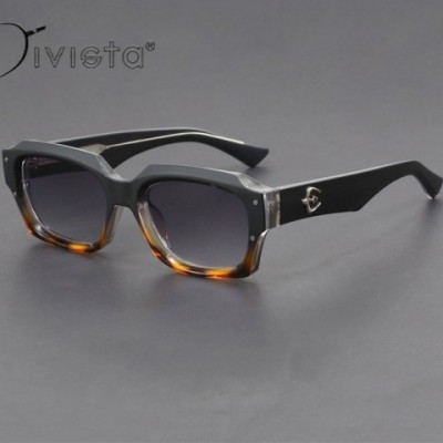 Steampunk Square Sunglasses for Men and Women - Anti-UV400 Protection, Casual Design, PC Frame, Mix Color Lenses