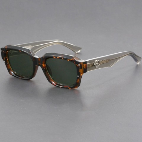 Steampunk Square Sunglasses for Men and Women - Anti-UV400 Protection, Casual Design, PC Frame, Mix Color Lenses