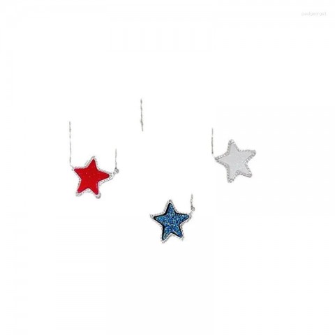 Crystal Star Necklace Earrings Set