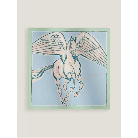 Luxury Women's Pashmina Scarf with Free Flying Horse Design