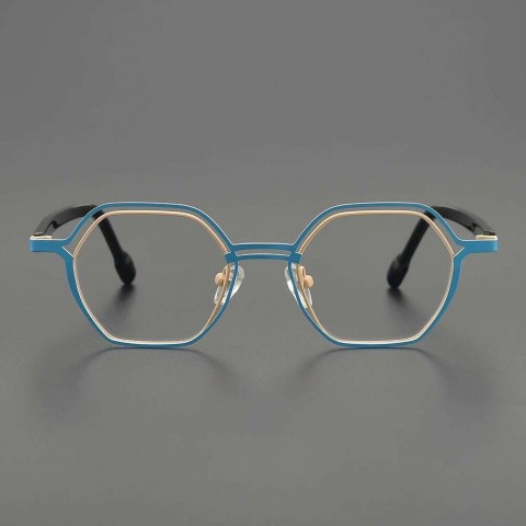 Mya Designer Titanium Eyeglasses with Acetate Frames for Men and Women