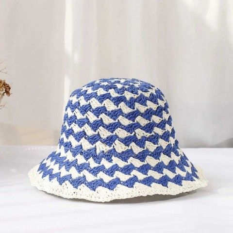 New 2024 Women's UV Protection Straw Bucket Hats - W250217