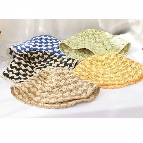 New 2024 Women's UV Protection Straw Bucket Hats - W250217