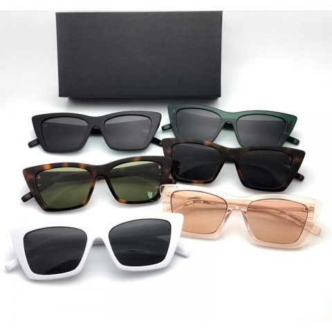 276 Mica Women's Retro Cat Eye Sunglasses with UV400 Protection