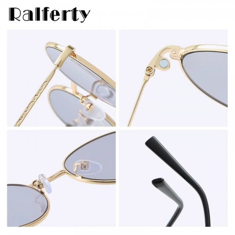 Ralferty Men's Anti-UVA/UVB Clip-On Glasses Kit