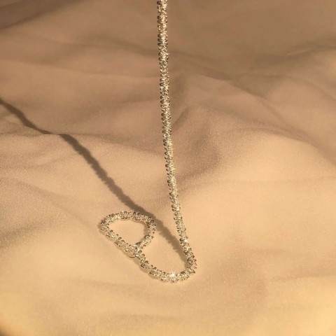 2024 New Fashion Stainless Steel Shiny Bracelet for Women's Wedding and Party