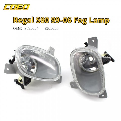 Volvo S80 1999-2006 Front Bumper Fog Lamp Assembly - Ivory Quality Upgrade