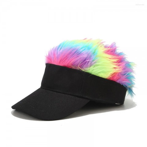2025 Spike Hairs Baseball Cap with Adjustable Visor for Men Women