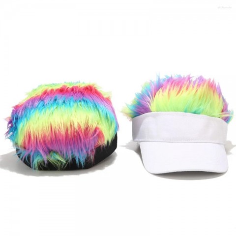 2025 Spike Hairs Baseball Cap with Adjustable Visor for Men Women