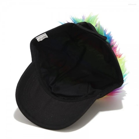 2025 Spike Hairs Baseball Cap with Adjustable Visor for Men Women