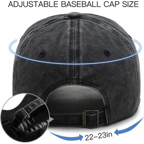 Unisex Denim Ball Cap with Adjustable Strap - Sun Protection for Adults
