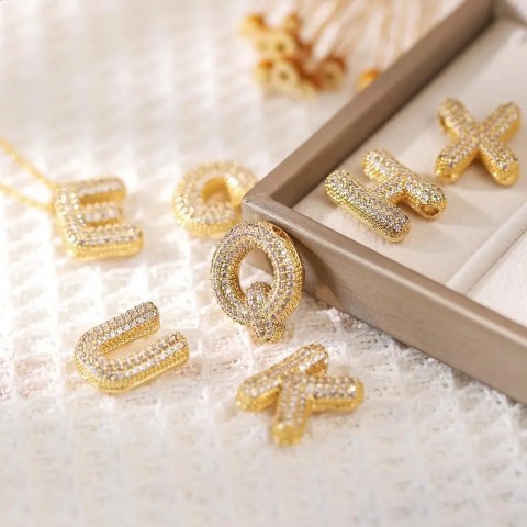 RAKOL Women's Stylish Copper Gold Plated Zircon Pendant Minimalist Necklace 26 AZ