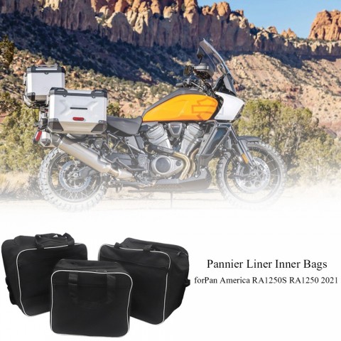 38L Black Motorcycle Side Box Liner for Harley Pan America RA1250