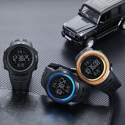 SKMEI Men's Waterproof Digital Sport Watch with Countdown Timer