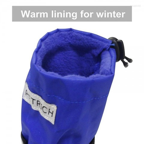 Benepaw Durable Waterproof Pet Boots - Medium to Large Size, Winter Comfort & Reflective Safety