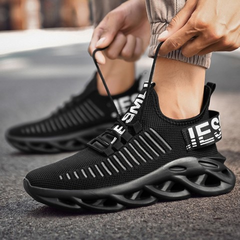 Comfortable Breathable Mesh Running Shoes for Men - Wag Sneakers