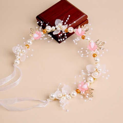Amazon Children Bridal Accessories Mori Girl Hair Band Wreath Headdress