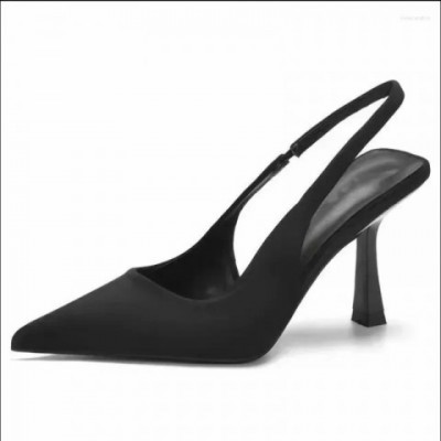 High-Quality Women's Pointed Toe High Heel Sandals with Front & Rear Strap