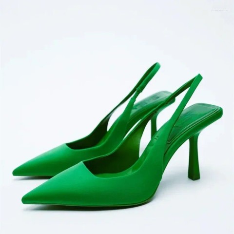 High-Quality Women's Pointed Toe High Heel Sandals with Front & Rear Strap