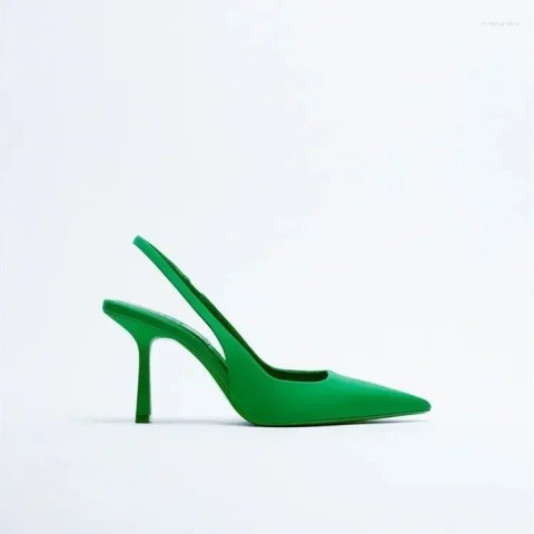 High-Quality Women's Pointed Toe High Heel Sandals with Front & Rear Strap