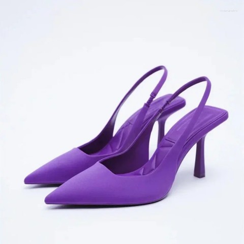 High-Quality Women's Pointed Toe High Heel Sandals with Front & Rear Strap