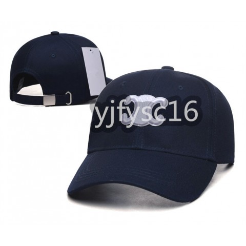 2025 Snapback Designer Trucker Hats - Unisex Navy Blue Visor Embroidered Caps
