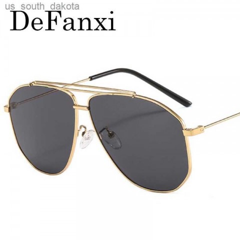 Ins Trendy Oversized Pilot Sun Glasses for Women | Lightweight Metal Frame | UV380 Protection | New 2022