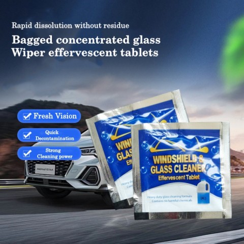 Car Antifreeze Windshield Washer Effervescent Tablets - Concentrated for Superior Cleaning
