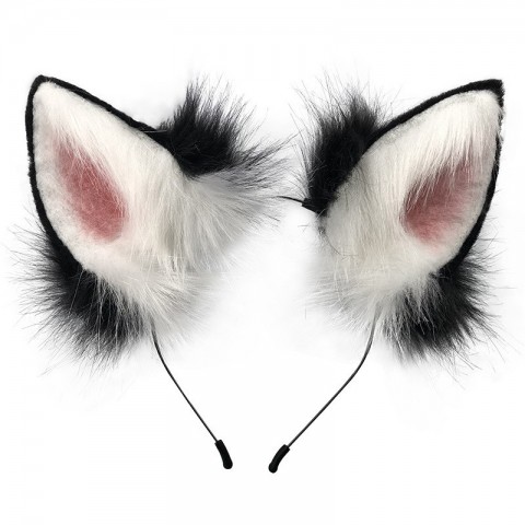 RUNSH Women's Golden Red Fox Ear Headbands for Girls - High-Quality Bohemian Hair Hoop Headwear