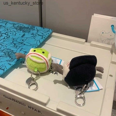 Jellycat H241118 Cute Plush Tennis Baseball Keychain for Boys