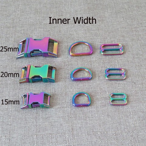 Strong Metal Buckles Set for Pet Collars and Paracord Accessories