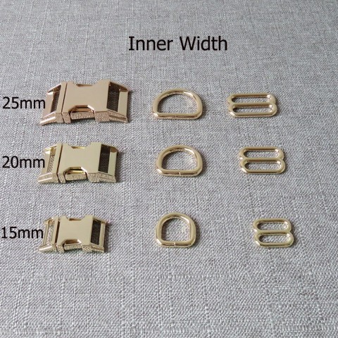 Strong Metal Buckles Set for Pet Collars and Paracord Accessories