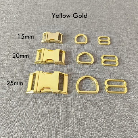 Strong Metal Buckles Set for Pet Collars and Paracord Accessories