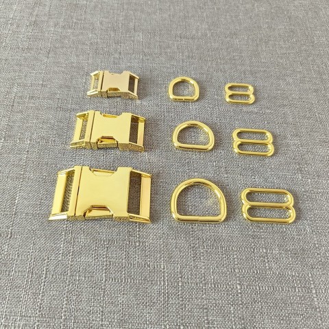 Strong Metal Buckles Set for Pet Collars and Paracord Accessories