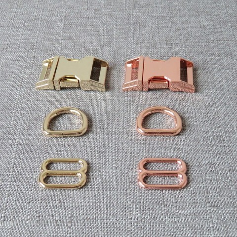 Strong Metal Buckles Set for Pet Collars and Paracord Accessories