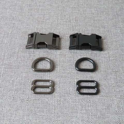 Strong Metal Buckles Set for Pet Collars and Paracord Accessories