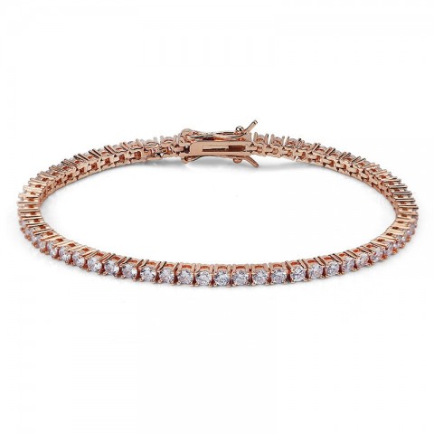 Iced Out Crystal Bangle Bracelet for Women with AAA Cubic Zirconia