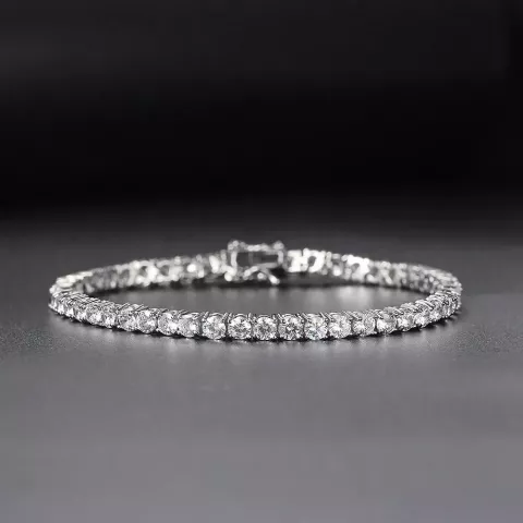 Iced Out Crystal Bangle Bracelet for Women with AAA Cubic Zirconia