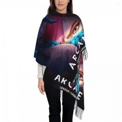 Arcane Anime Custom Printed Scarf for Men and Women - Warm Winter Shawl