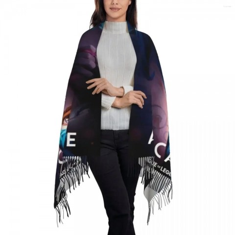 Arcane Anime Custom Printed Scarf for Men and Women - Warm Winter Shawl