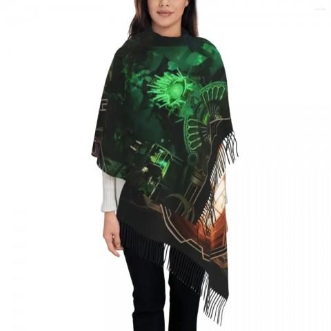 Arcane Anime Custom Printed Scarf for Men and Women - Warm Winter Shawl