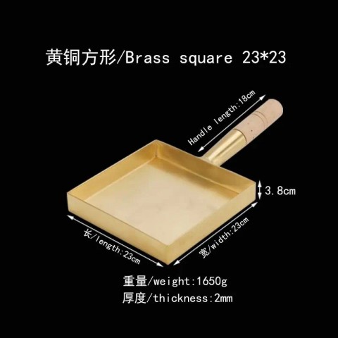 Copper Japanese Tamagoyaki Pan - Non-Stick Square Cooking Pot