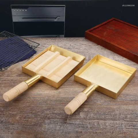 Copper Japanese Tamagoyaki Pan - Non-Stick Square Cooking Pot