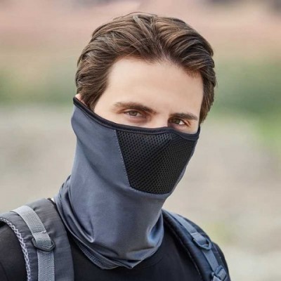 Comfortable Outdoor Men's Hiking & Cycling Breathable Face Mask Scarf W241029