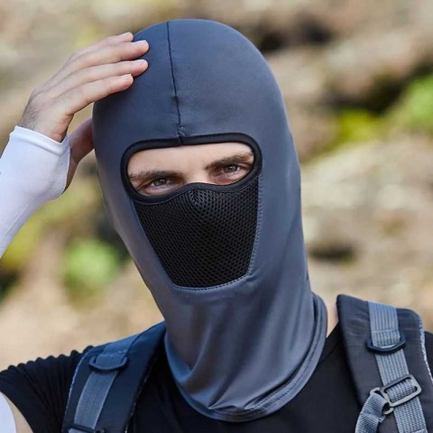 Comfortable Outdoor Men's Hiking & Cycling Breathable Face Mask Scarf W241029