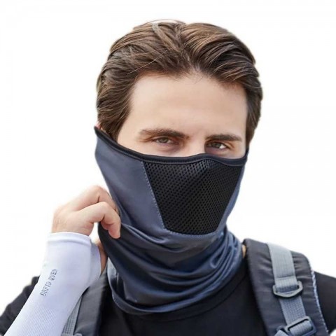 Comfortable Outdoor Men's Hiking & Cycling Breathable Face Mask Scarf W241029