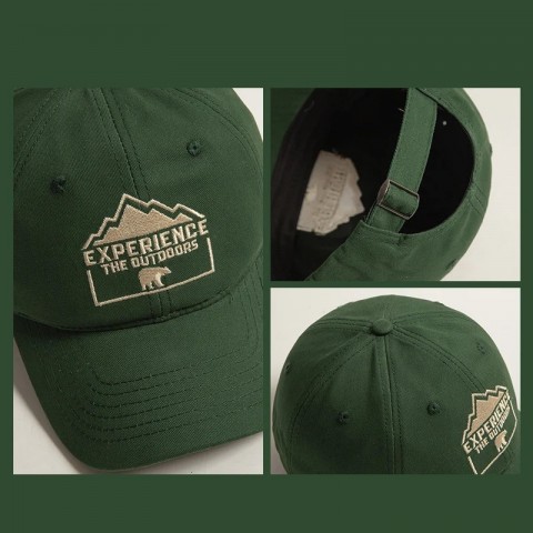Neutral Polar Bear Embroidered Snapback Cap for Men and Women