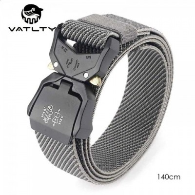 VATLTY Men's Quick Release Buckle Elastic Belt 125/140cm Aluminum Alloy