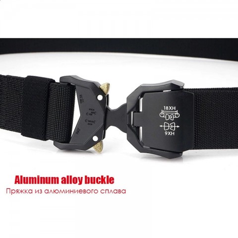 VATLTY Men's Quick Release Buckle Elastic Belt 125/140cm Aluminum Alloy
